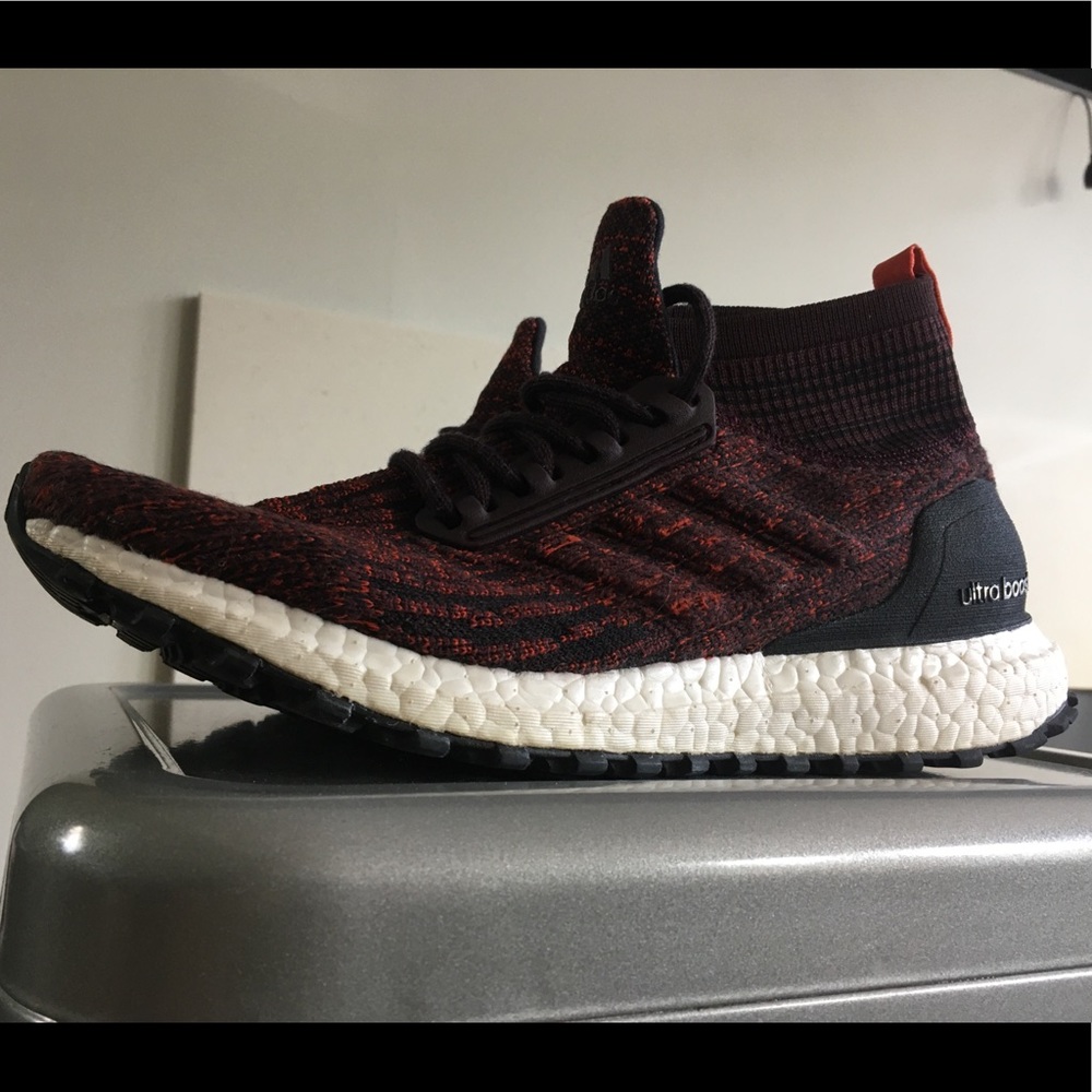 Adidas UltraBoost ATR Mid Burgundy Size 8